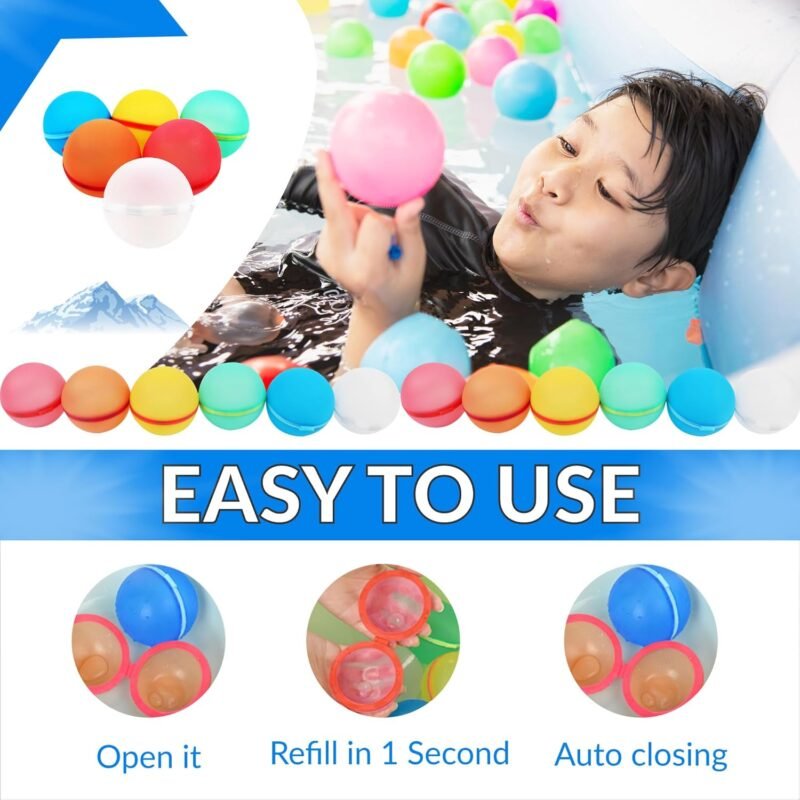 magnetic reusable water balloons