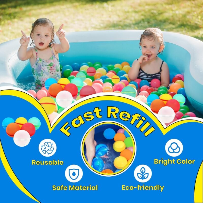 magnetic reusable water balloons